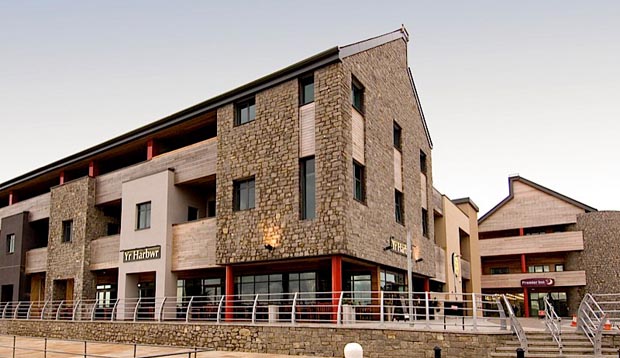 Exterior of Premier Inn Hotel Caenarfon Victoria Dock